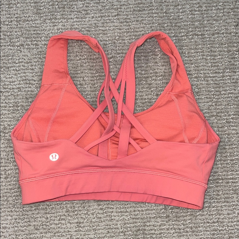 lululemon athletica Pink Strappy Sports Bra